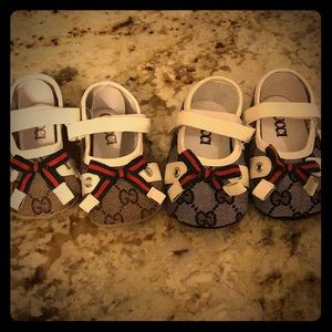 Brown or Gray Baby Dress Shoes